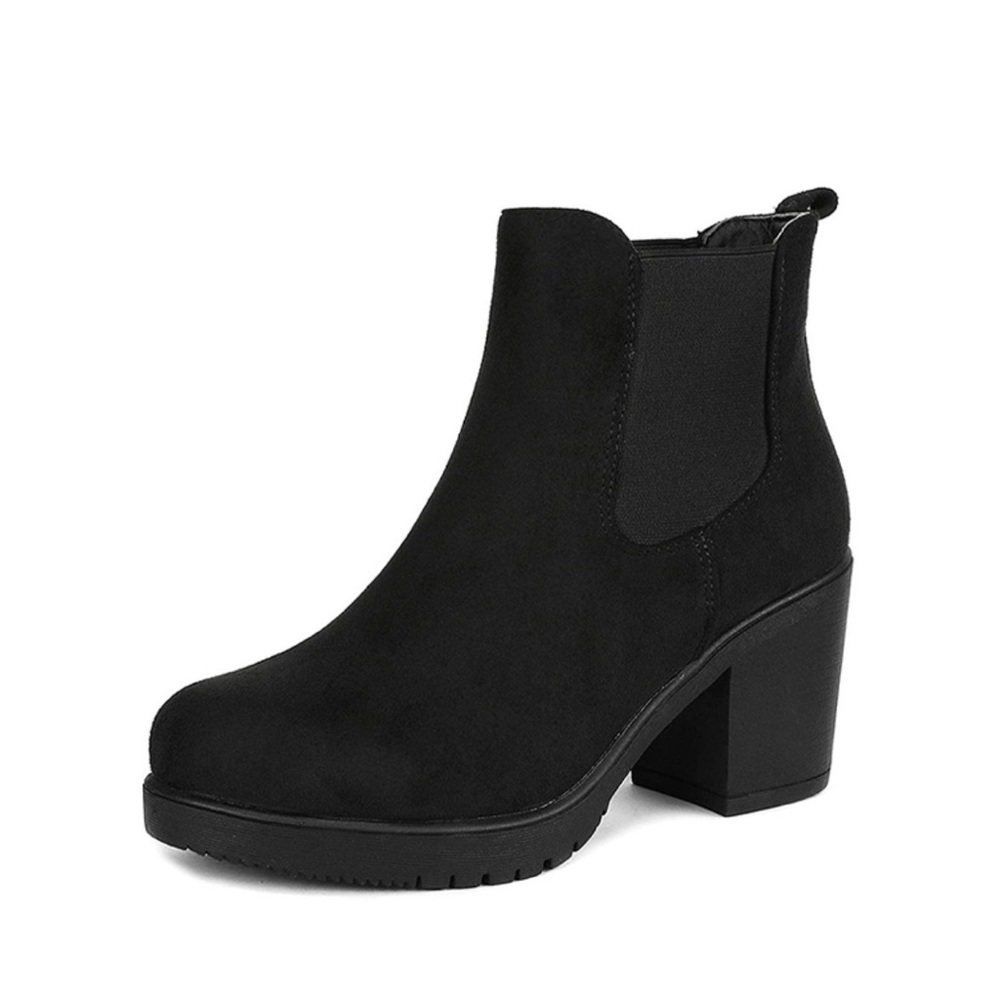 Winter Suede Ankle Boots - 9/40